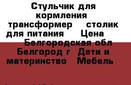 Стульчик для кормления “трансформер“ - столик для питания.  › Цена ­ 3 000 - Белгородская обл., Белгород г. Дети и материнство » Мебель   